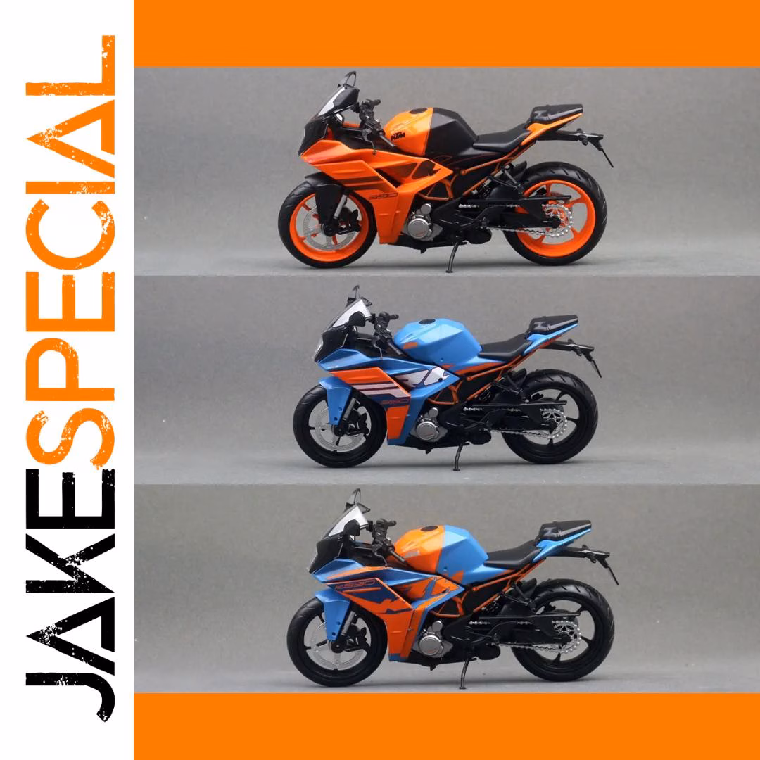 KTM RC390 1:12 Scale Diecast Motorcycle Model - Image 5