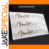 3-Piece Jazzmaster Headstock Decal Sheet