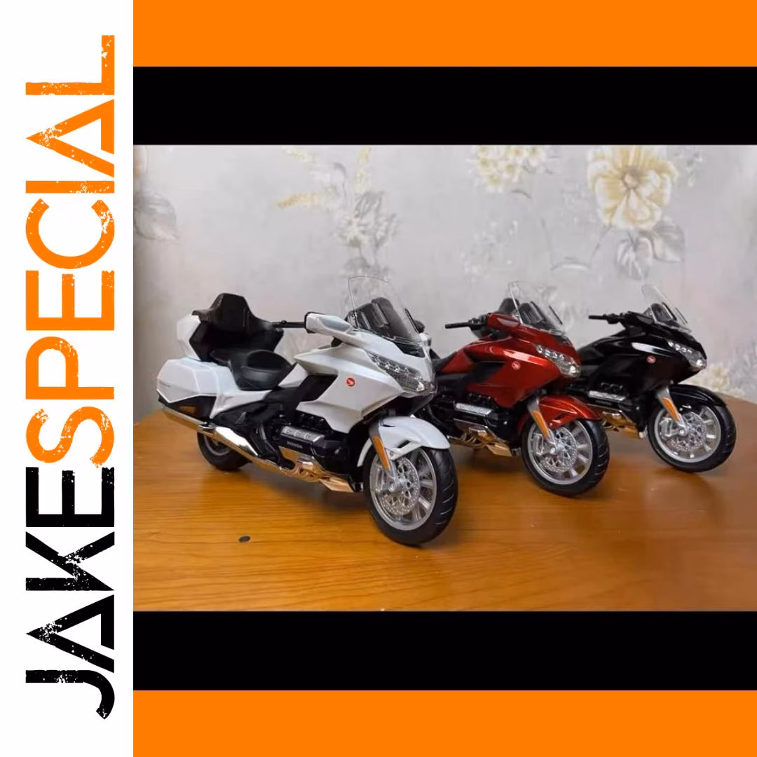 2020 Honda Gold Wing Model 1:18 Scale Red - Image 6
