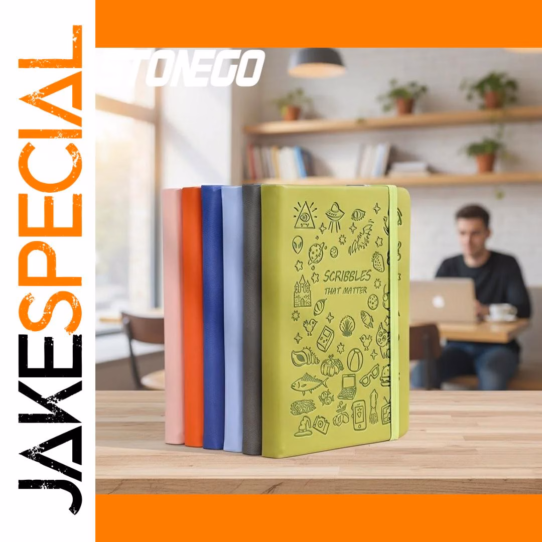 A5 Cartoon Doodle Notebook in Six Colors - Image 2