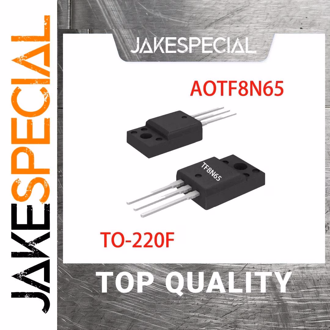 10 PCS AOTF8N65 TF8N65 IC Chipsets TO-220F