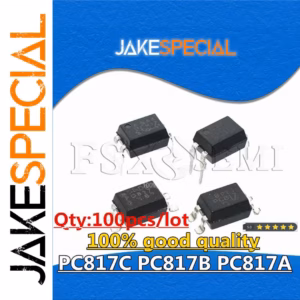 100PCS PC817C DIP-4 Optocouplers for Projects
