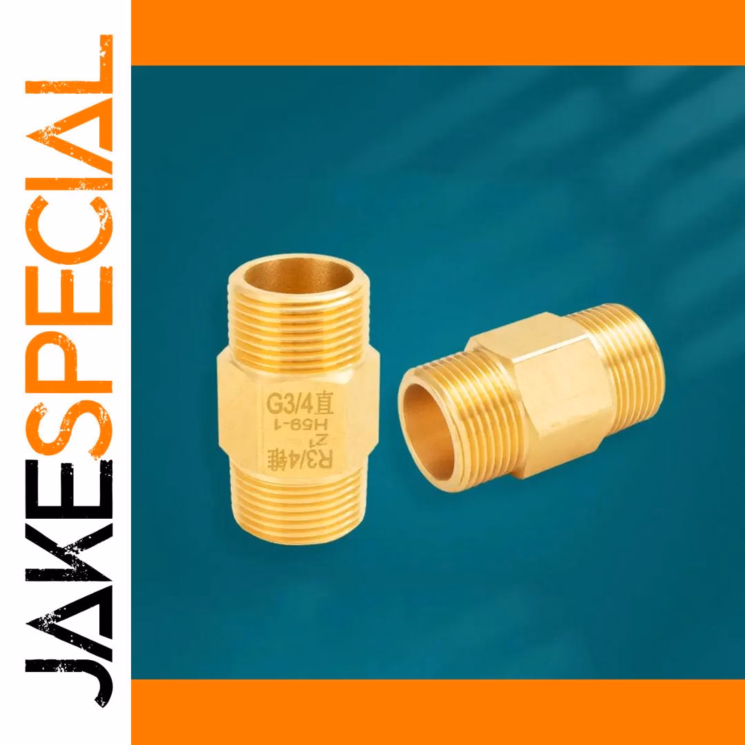 Brass Joint Fitting Male BSPP to BSPT 3/4" - Image 2
