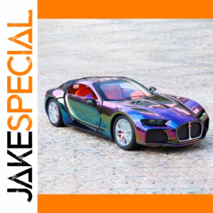1:24 Scale Diecast Model Car in Gold Purple