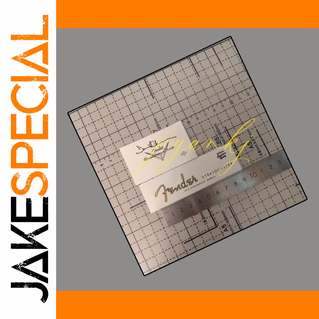 3-Piece Paper Waterslide Guitar Decals