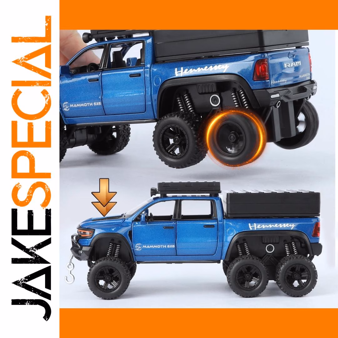 1:32 Scale Tyrannosaurus 6X6 Pickup Truck - Image 4