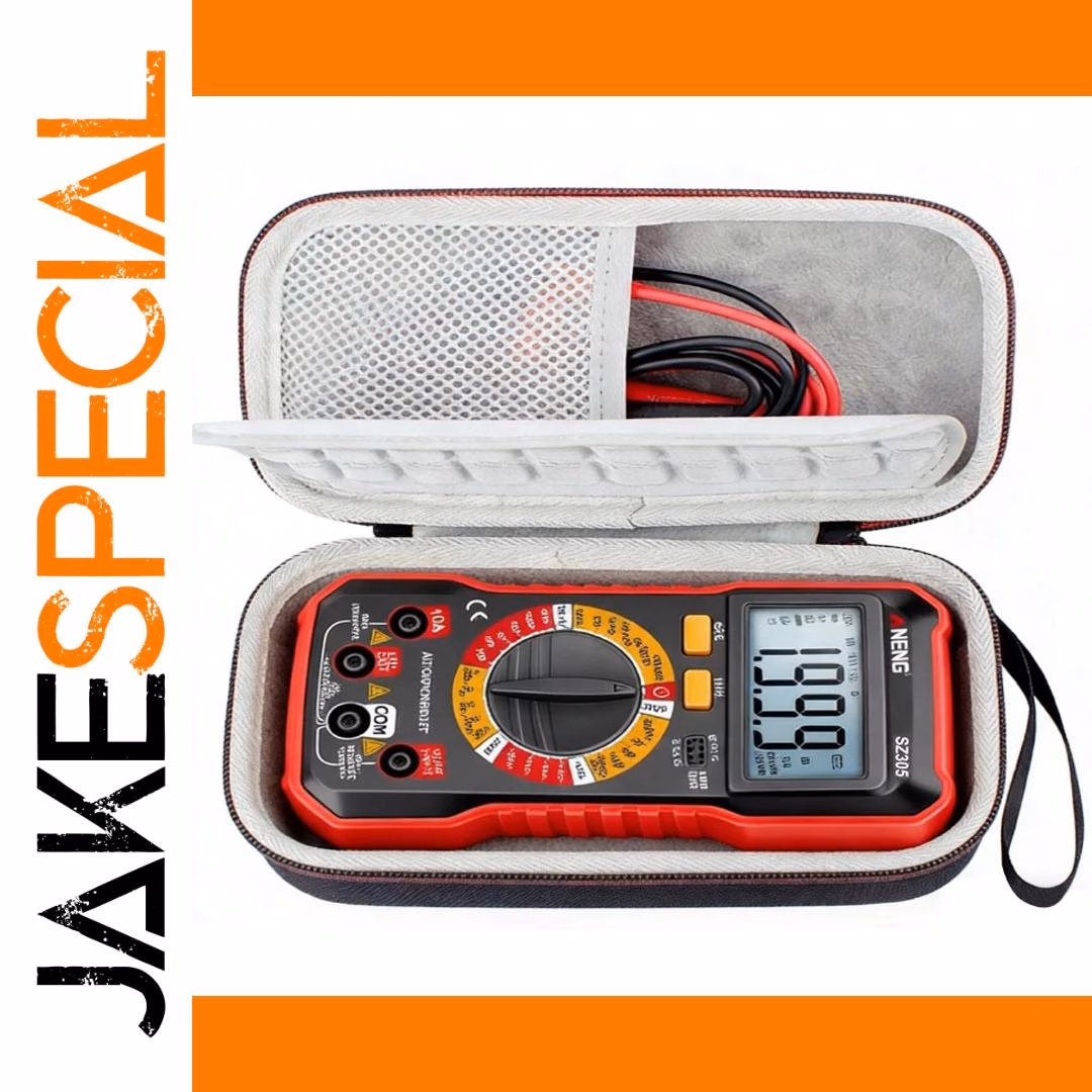 Hard EVA Case for ANENG SZ304 SZ305 Multimeters