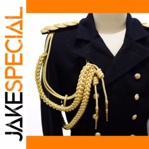 Golden Bullion Aiguillette Shoulder Cord Epaulette