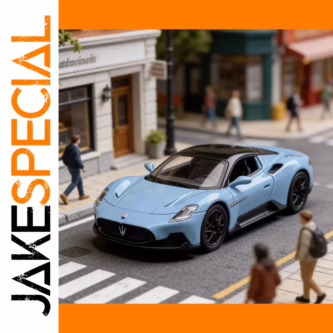 MC20 1:22 Scale Diecast Model Car Light Blue - Image 6