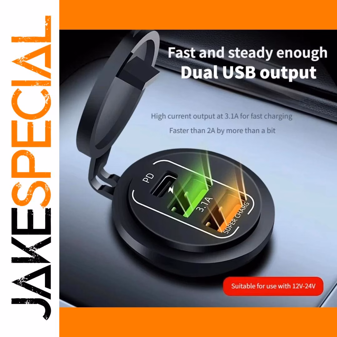 4 Ports Dual PD QC 3.0 USB Car Charger - Image 3