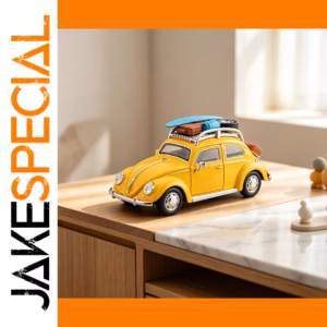 1/24 Scale Metal Die-Cast Retro Beetle Car Model