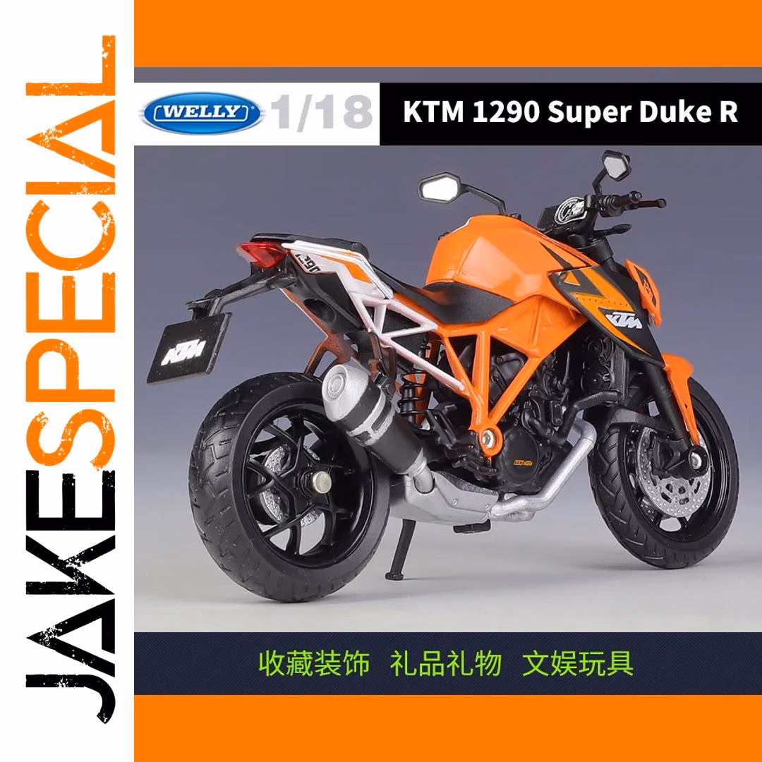 Welly 1:18 KTM 525 EXC Model Motorcycle - Image 3