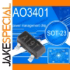100PCS AO3401 Power Management Chips SOT-23