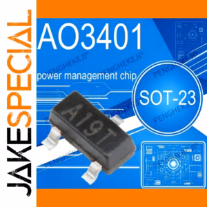 100PCS AO3401 Power Management Chips SOT-23