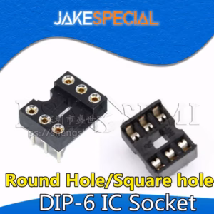 20PCS DIP-6 IC Sockets for Electronic Projects