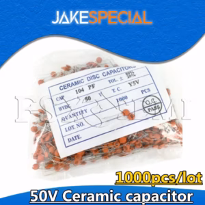 1000PCS Ceramic Capacitors Set 50V 1pF to 100nF