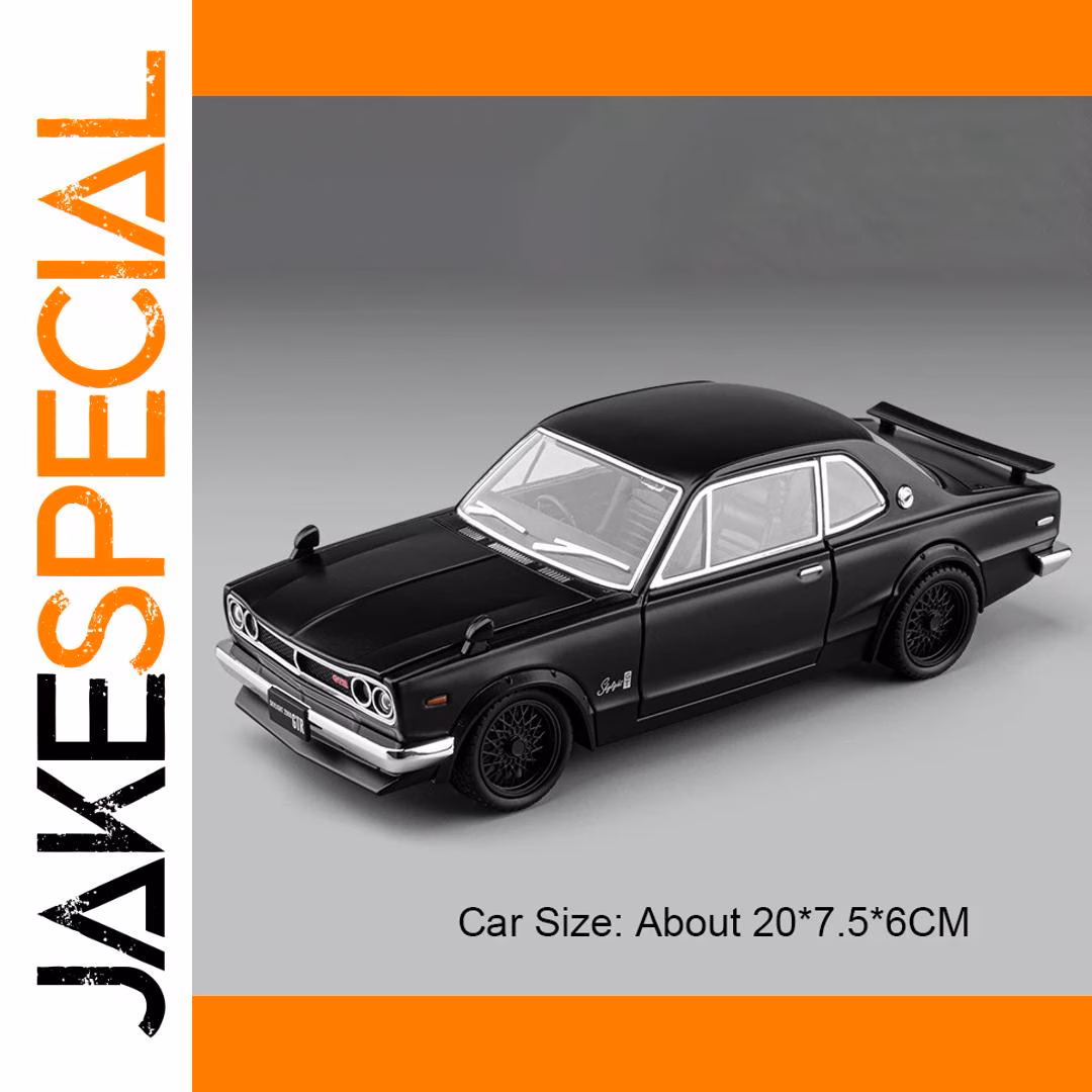 GTR C8 1:22 Scale Diecast Model - Yellow - Image 9