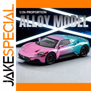 1:24 MC20 Chrome Alloy Diecast Car Model