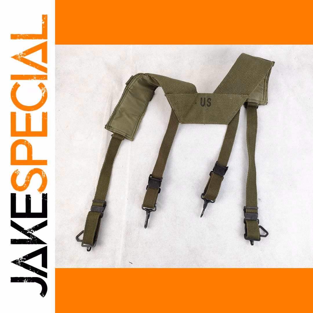 Vietnam War US Army M1956 Combat Suspenders - Image 2