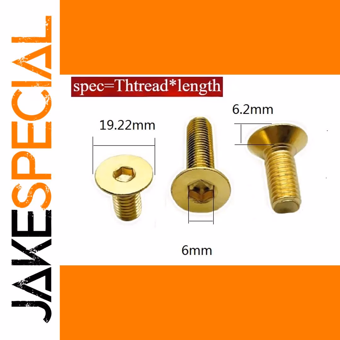Brass Hex Screws Set M3 to M12 Varied Lengths - Image 5