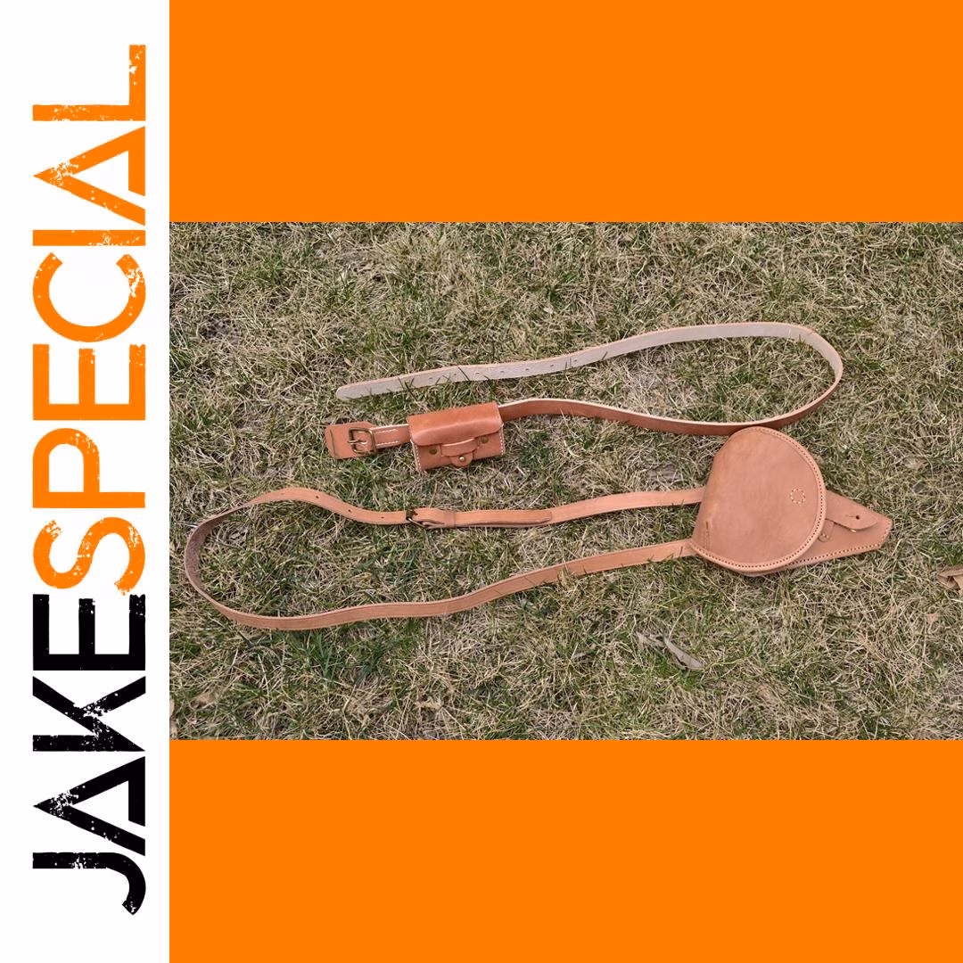 WWII Leather Holster Set of 2PCS