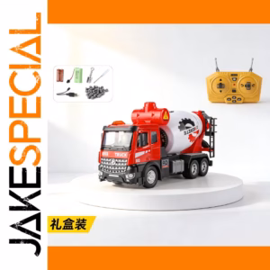 Bright Red 1:18 Scale Remote Control Mixer Truck