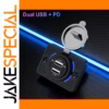 Dual USB QC3.0 Car Charger Socket 18W 3A