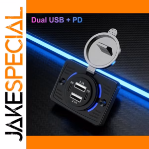 Dual USB QC3.0 Car Charger Socket 18W 3A