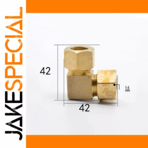 Brass Compression Elbow Fitting 8mm to 54mm