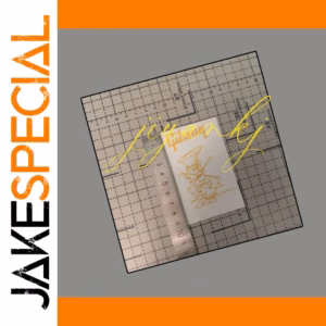 Set of 3 Yellow Waterslide Decals for Guitar