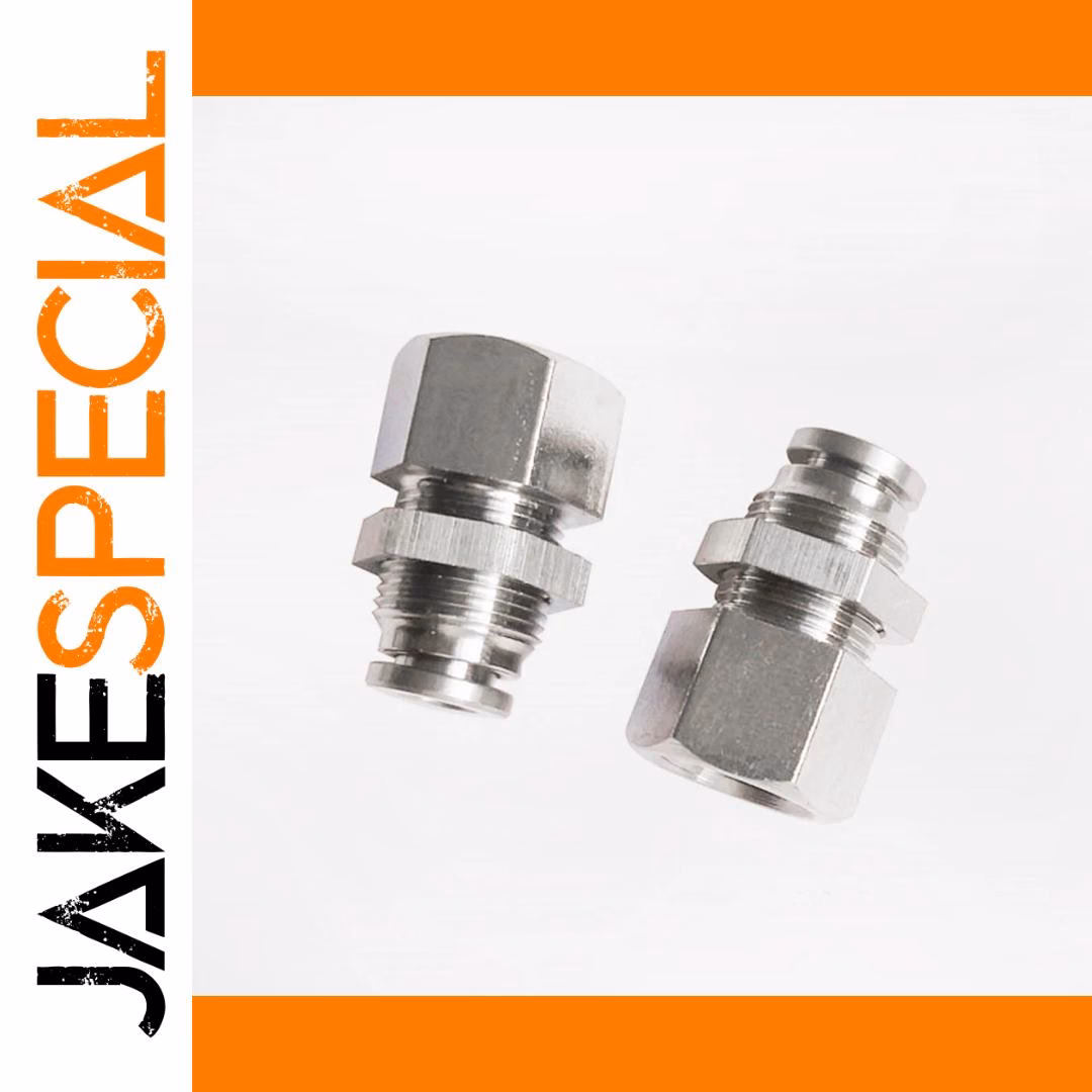 Pneumatic PMF Straight Bulkhead Connector - Image 2