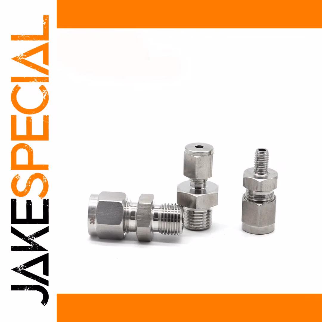 M10 to M20 Double Ferrule Connector 304 SS - Image 4