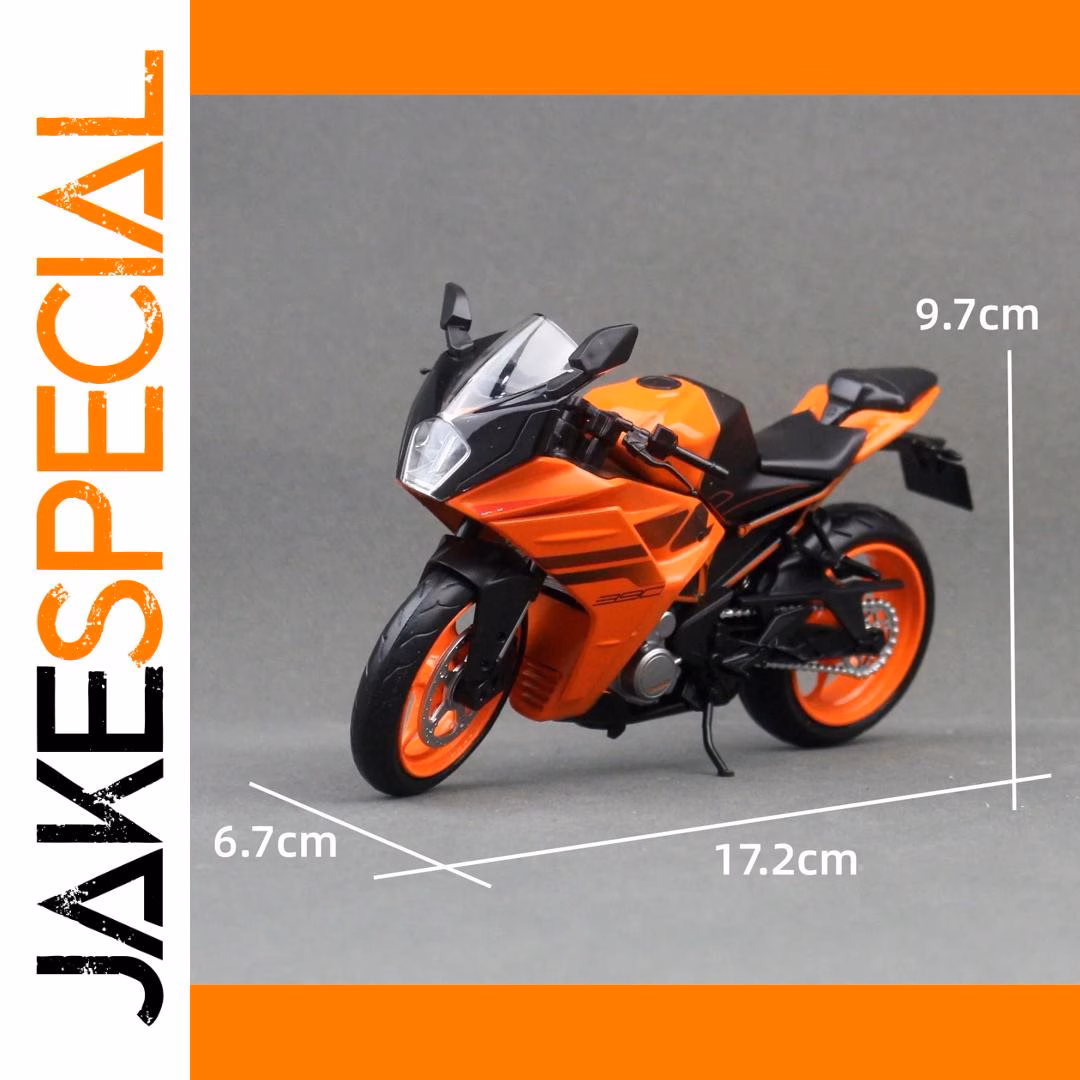 KTM RC390 1:12 Scale Diecast Motorcycle Model