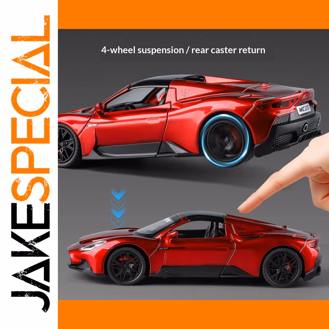 1/24 Scale Metal Die-Cast Convertible Sports Car - Image 4