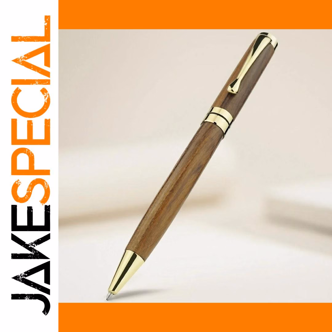 Elegant Retractable Wooden Ballpoint Pen - Image 8