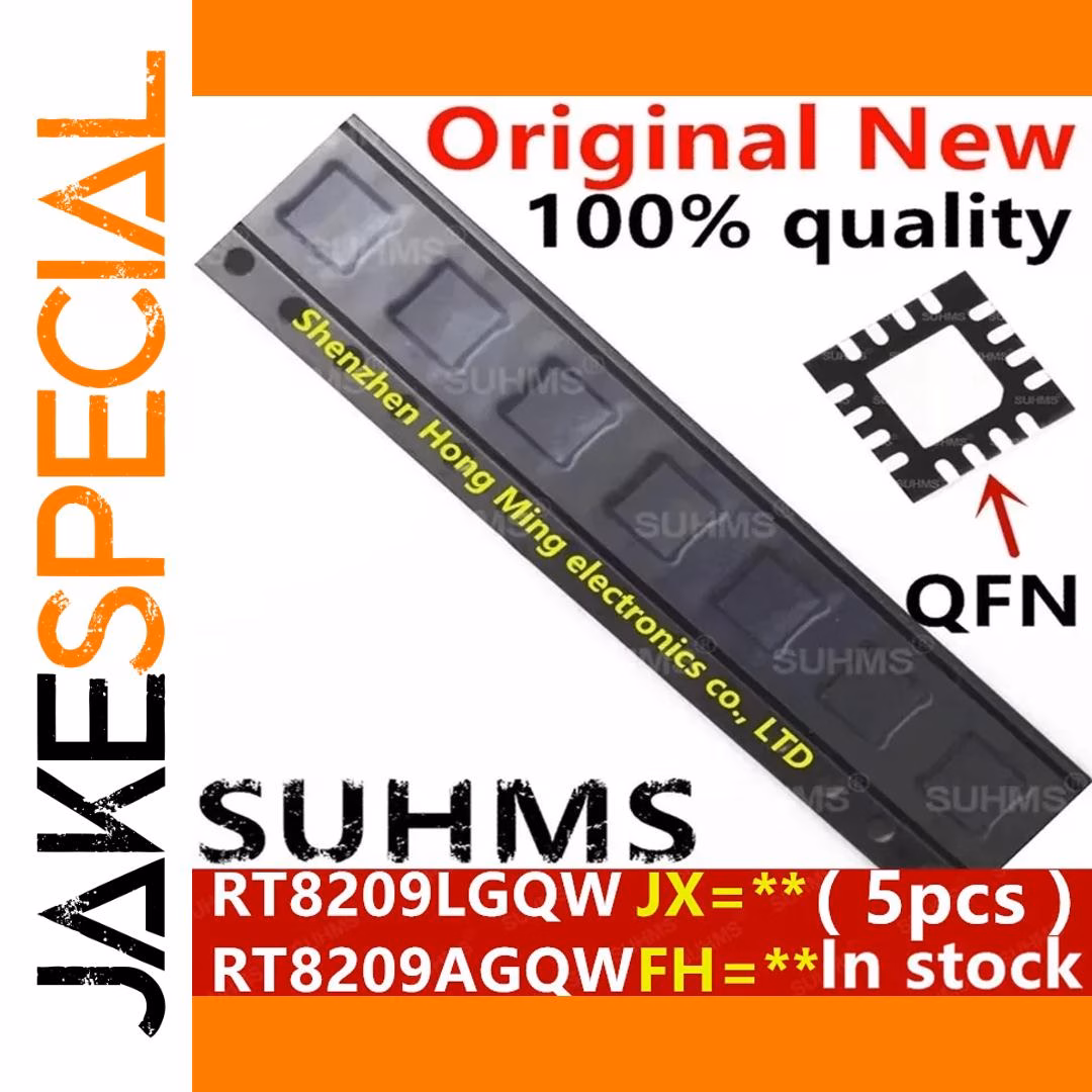 5PCS RT8209 Chipset QFN-16 for Computer Applications