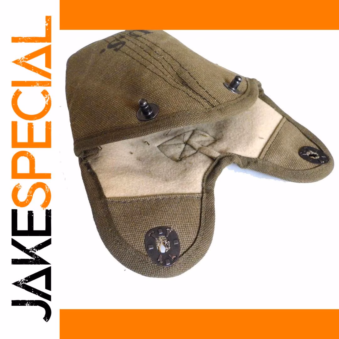 WWII US Army M1910 Canteen Cover Olive Green - Image 4