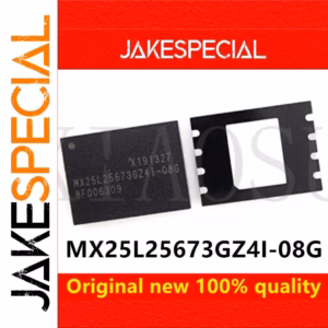 2PCS QFN-8 Chipset MX25L25673GZ4I-08G & MX25L25673GZ41-08G