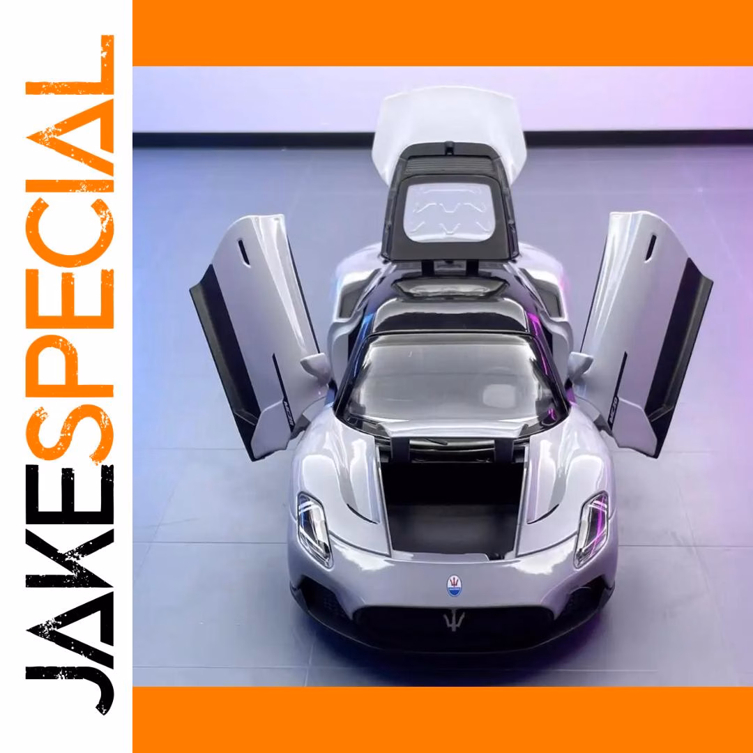 MC20 1:22 Scale Diecast Model Car Light Blue - Image 3
