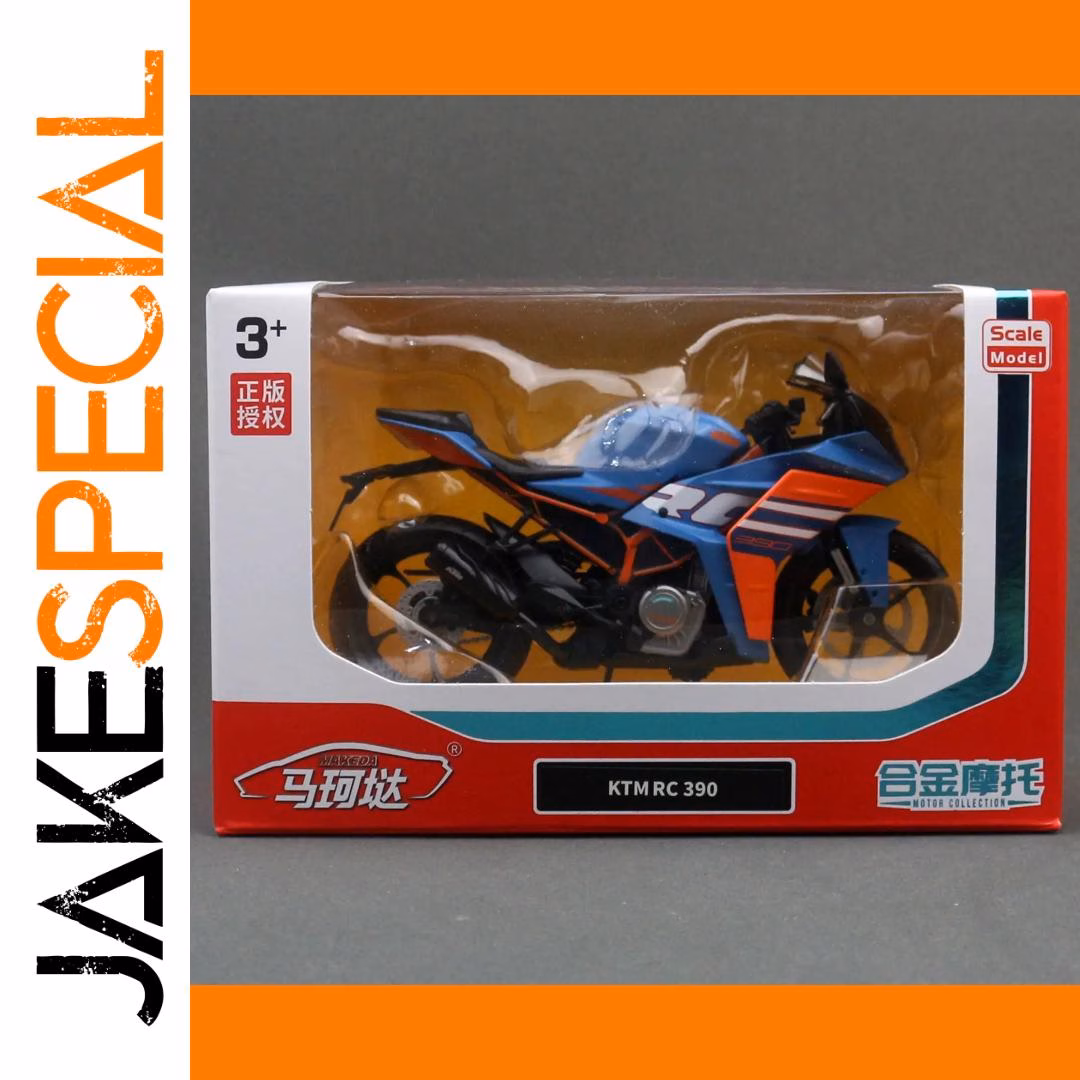 KTM RC390 1:12 Scale Diecast Motorcycle Model - Image 9
