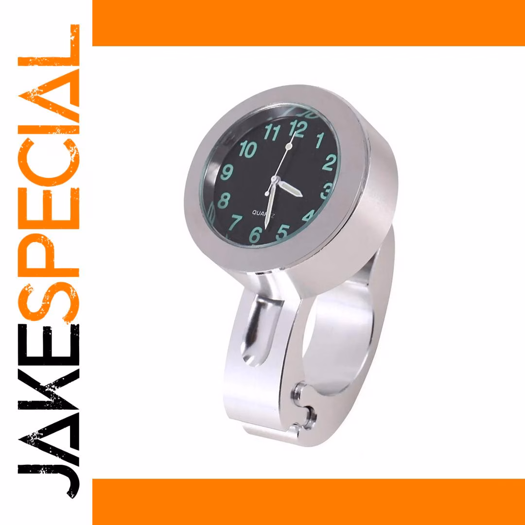 Waterproof Luminous Motorcycle Handlebar Clock - Image 8