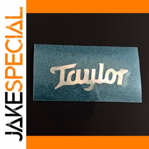 Taylor Guitar Logo Decal in Mother of Pearl