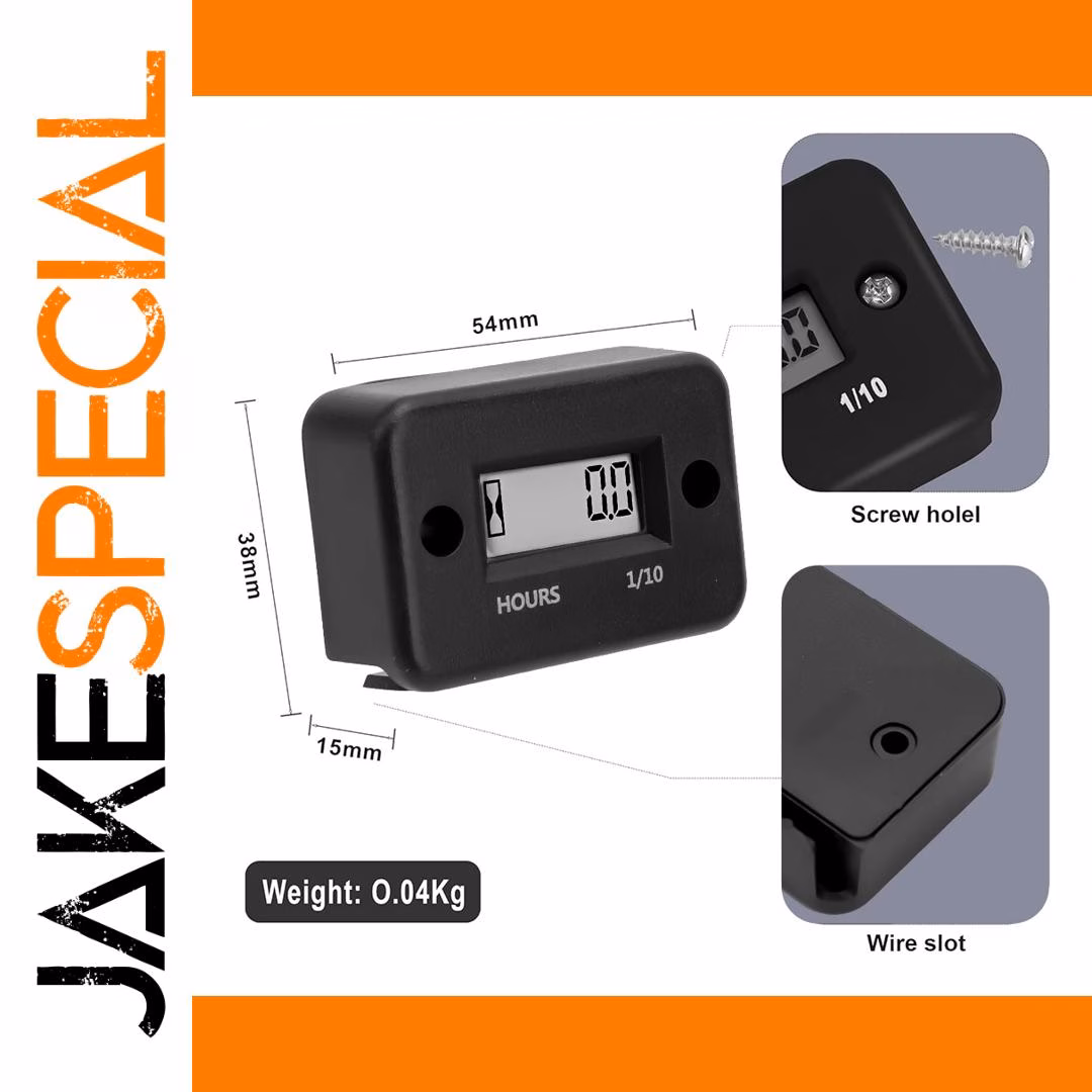 Inductive Timer Motorcycle Engine Hour Meter - Image 6