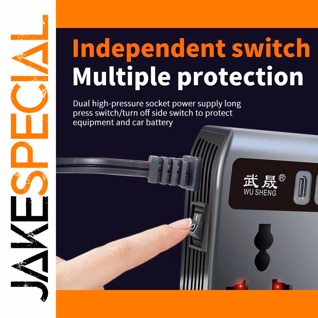 Car Inverter Converter DC 12V/24V to AC 220V - Image 3