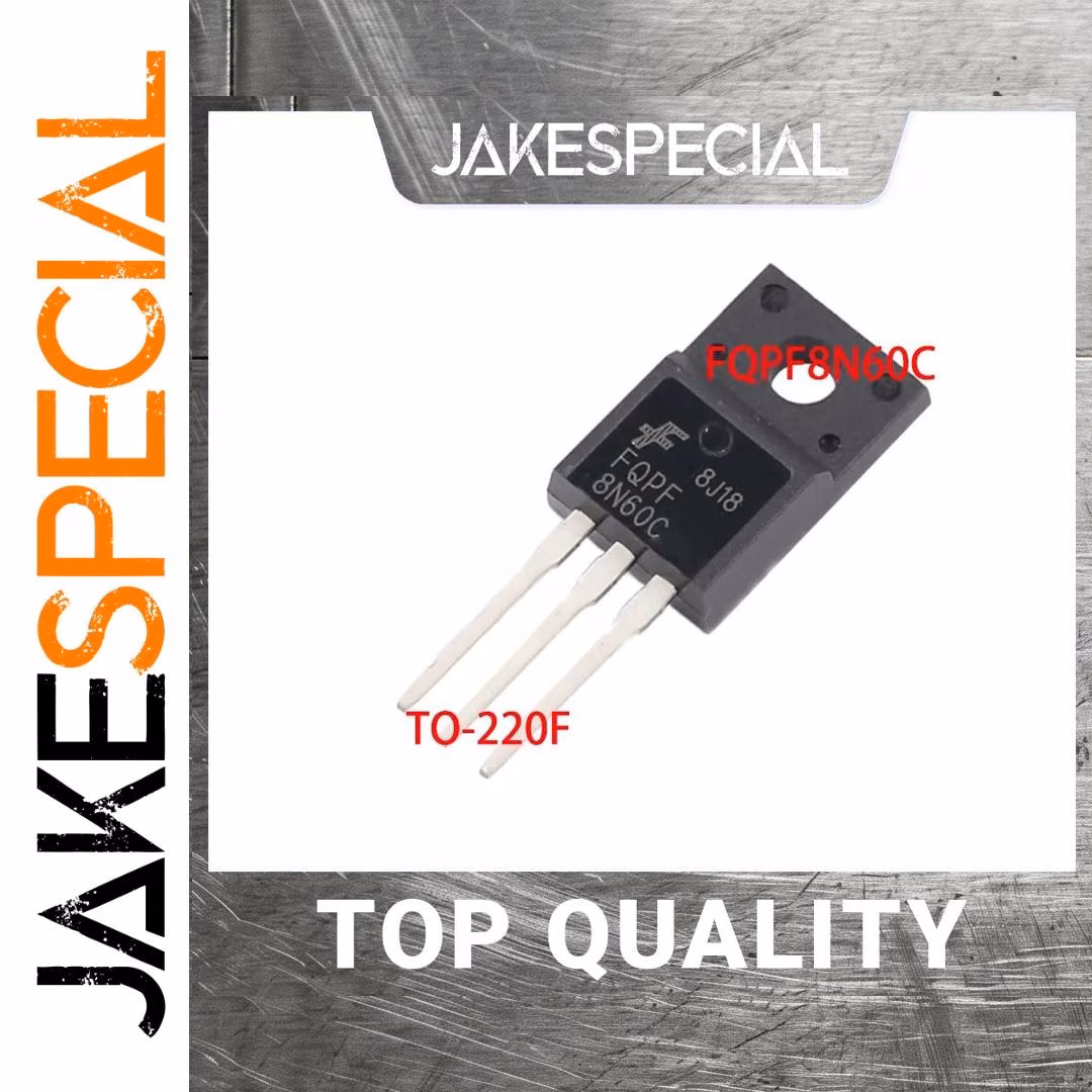 FQPF8N60C MOSFET 10 PCS 600V 7.5A TO-220F