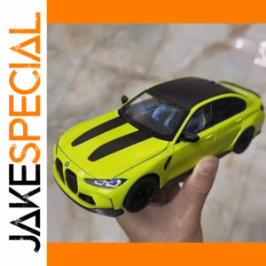 1:18 BMW M3 Alloy Model Car in Neon Yellow
