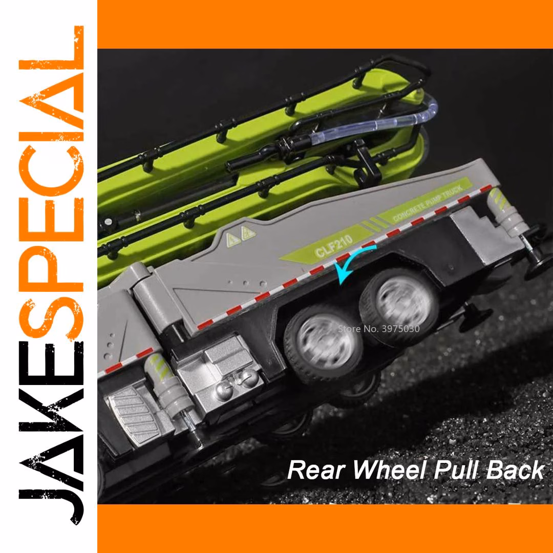 1/32 Concrete Pump Truck Model with Articulated Arm - Image 6