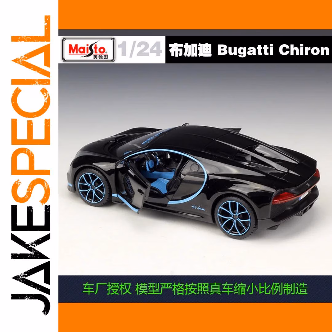 Bugatti Chiron Sport 1:24 Scale Diecast Model - Image 4