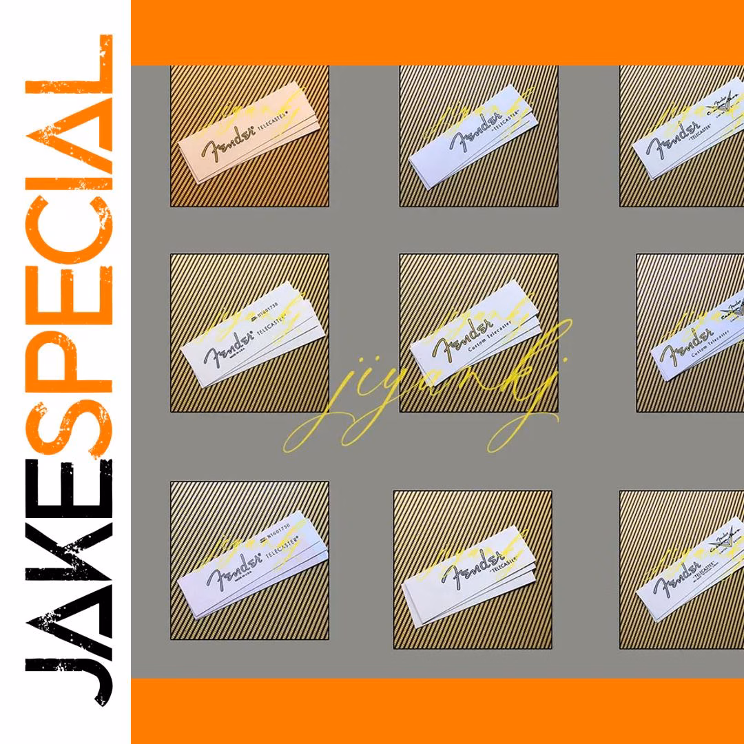 DIY Waterslide Decal Set for Electric Guitar 3PCS