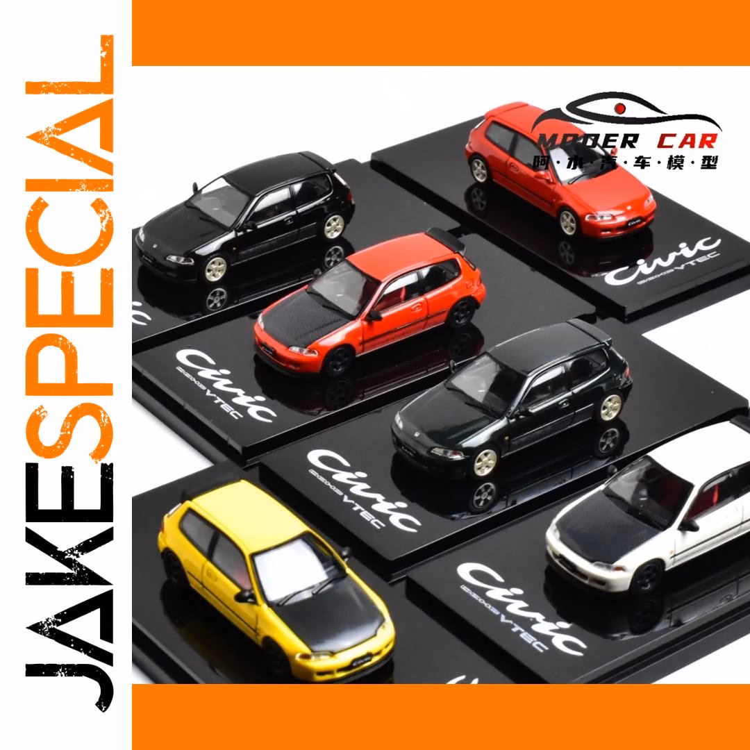 Hobby Japan 1:64 Civic EG6 SiR-S Diecast Model - Image 2